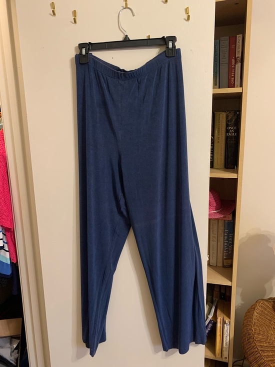 Picadilly Fashion Pants - Picadilly Fashion Navy Wide-Leg Pull-On Pants